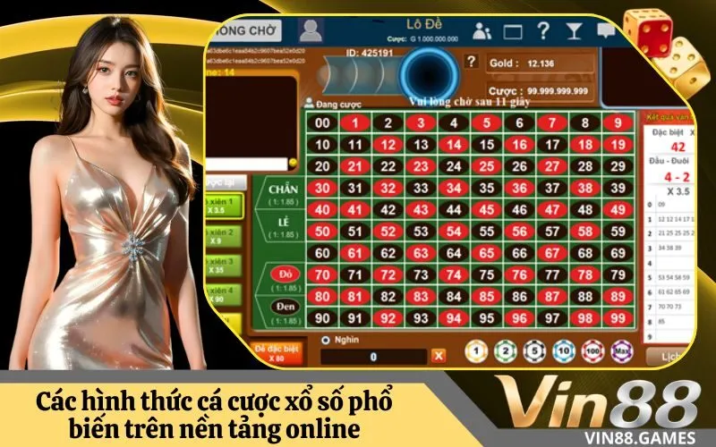 Các hình thức cá cược xổ số phổ biến trên nền tảng online