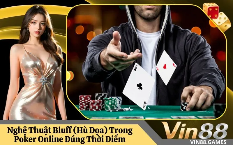 Nghệ Thuật Bluff (Hù Dọa) Trong Poker Online Đúng Thời Điểm