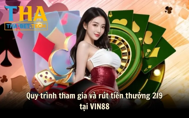 Quy trình tham gia và rút tiền thưởng 2/9 tại VIN88